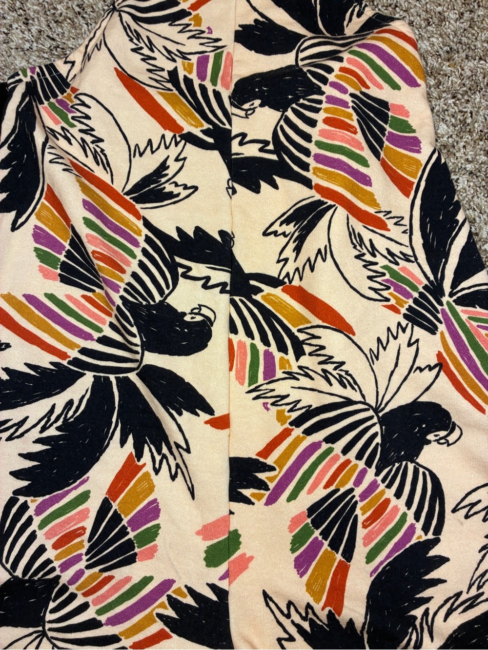 FARM Rio “colorful birds flying in air” Printed Romper - Picture 3 of 15